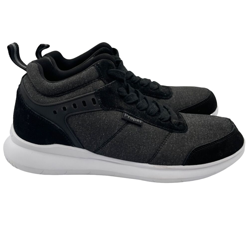 Propet Viator Hi High Top Knit Walking Comfort Shoes Sneakers Mens Size 9.5